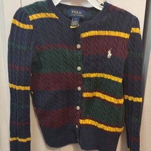 Ralph Lauren Multicolor Striped Cardigan